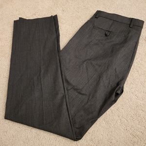 Banana Republic Mens Dress Pants Dark Gray Slim Fit